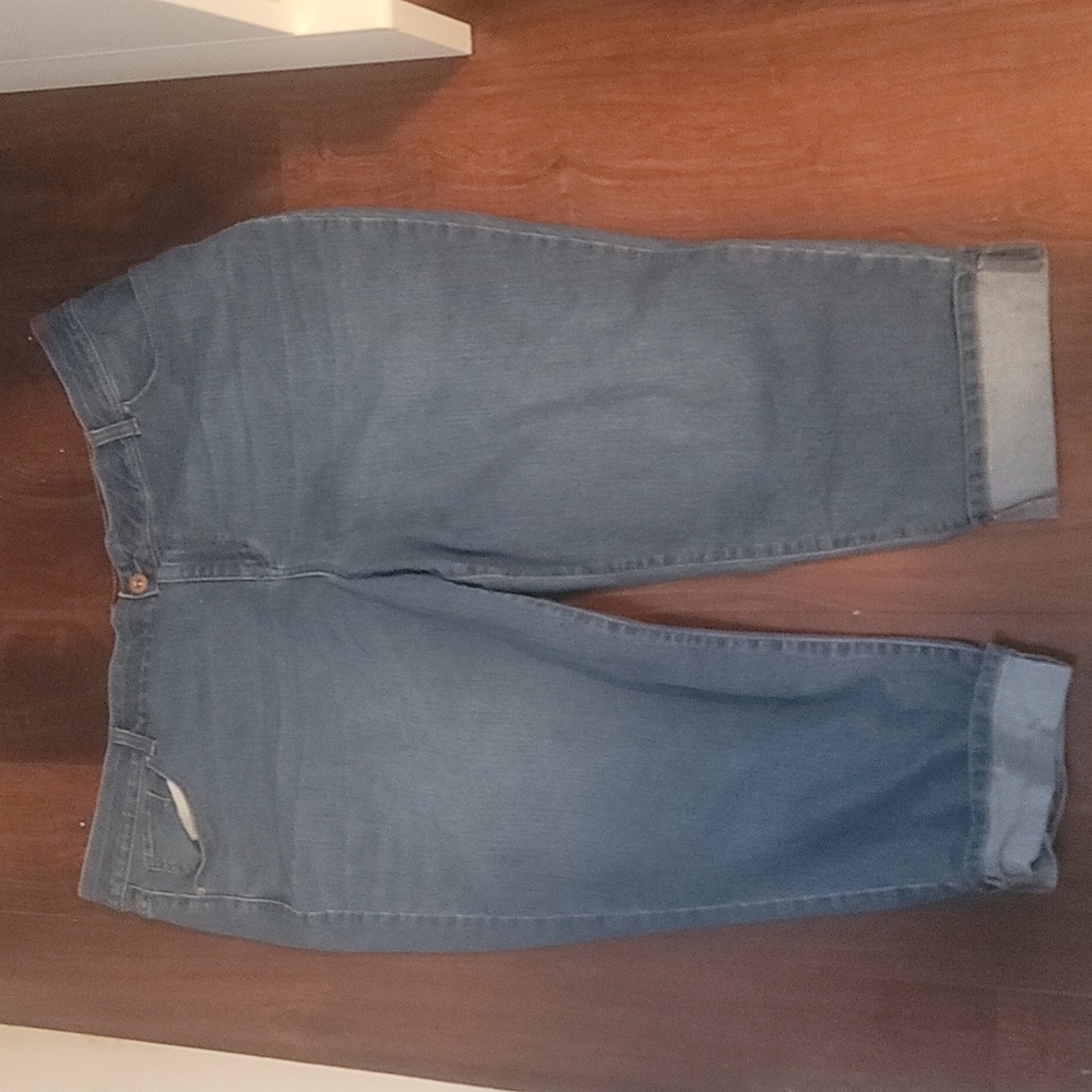 Denim capri